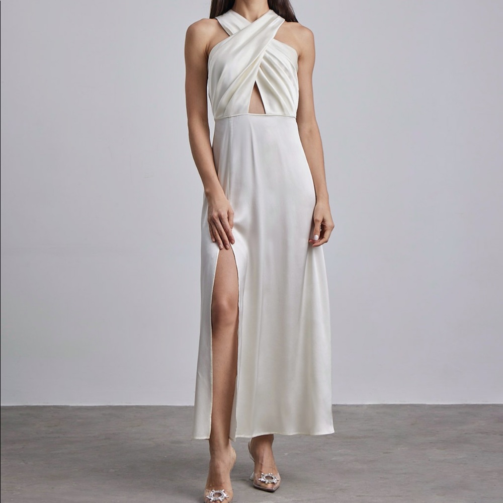 NWOT Silk Maison - Cleopatra Bridal Silk Maxi Dress